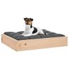 bDog Bed 20.3"x17.3"x3.5" Solid Wood Pine