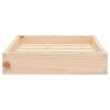 bDog Bed 20.3"x17.3"x3.5" Solid Wood Pine