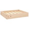 bDog Bed 20.3"x17.3"x3.5" Solid Wood Pine