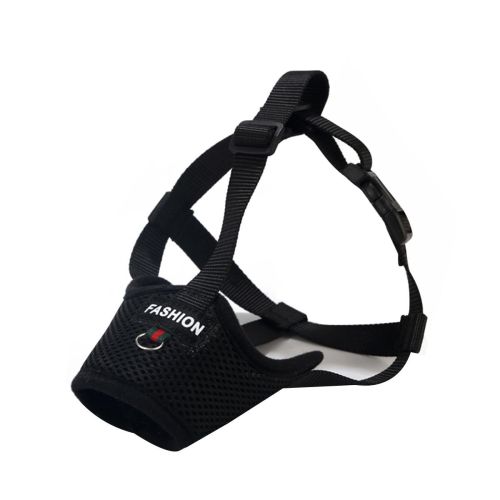 Dog Muzzle,Soft Nylon Muzzle Anti Biting Barking Chewing,Air Mesh Breathable Drinkable Adjustable Loop Pets Muzzle