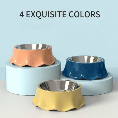 Pet Dog Bowl For Food And Water, Stainless Steel Pet Feeding Bowl