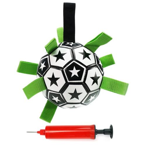 Dog Soccer Ball Toys with Straps, Interactive Dog Toy for Tug of War, Puppy Birthday Gifts, Dog Tug Toy, Dog Water Toy Dog Soccer Ball Toys with Straps, Interactive Dog Toy for Tug of War, Puppy Birthday Gifts, Dog Tug Toy, Dog Water Toy